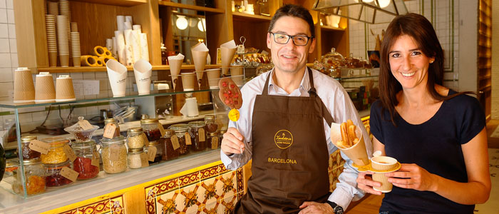 Los churros con chocolate se ponen gourmets con Oriol Balaguer