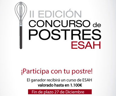 cartel II concurso postres ESAH