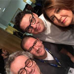 En la foto con Christian Escribà, Patricia Schmidt y Dani García