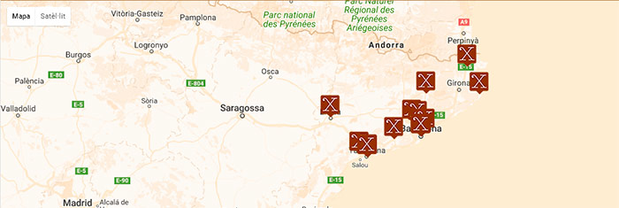 mapa asociados XICS