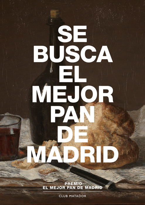 Cartel promocional del mejor pan de Madrid