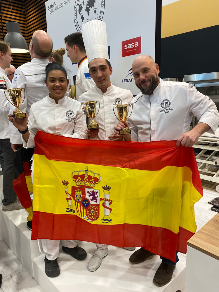Equipo español tercer clasificado en el Campeonato Internacional de Jóvenes Panaderos
