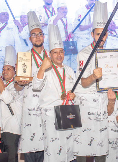 Marruecos, país anfitrión y ganador de la African Pastry Cup