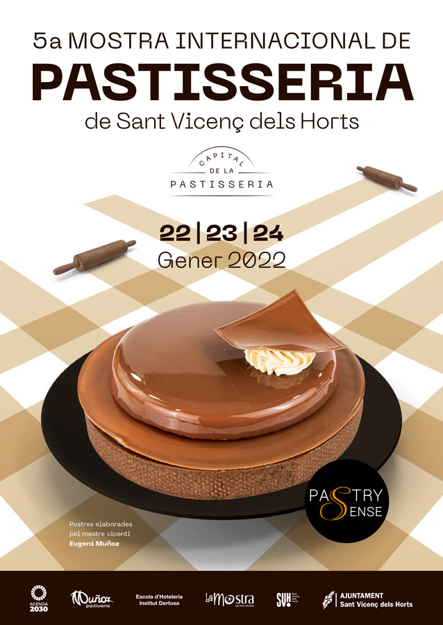 Cartel de la 5ºMuestra de Pastelería de Sant Vicenç dels Horts