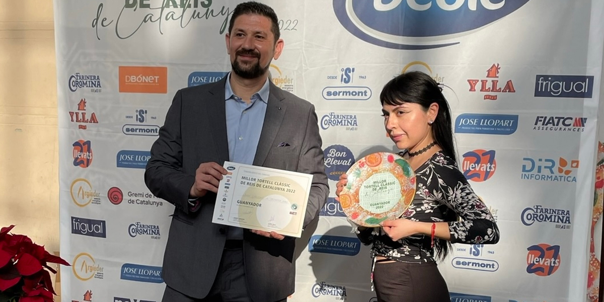 Albert Sánchez ganador del mejor roscón de catalunya