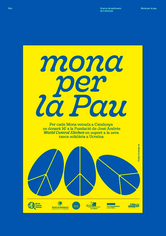 Cartel promocional de Monas por la Paz