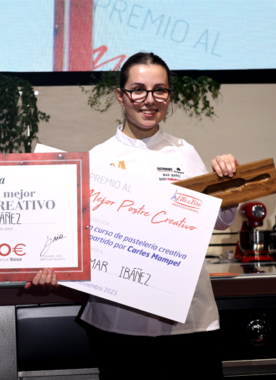 Mar Ibáñez conquista el Best Dessert’23 a base de setas, shiso, vinagre y pepino