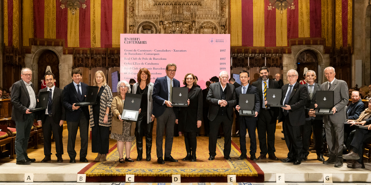 Entidades galardonadas por el Ayuntamiento de Barcelona