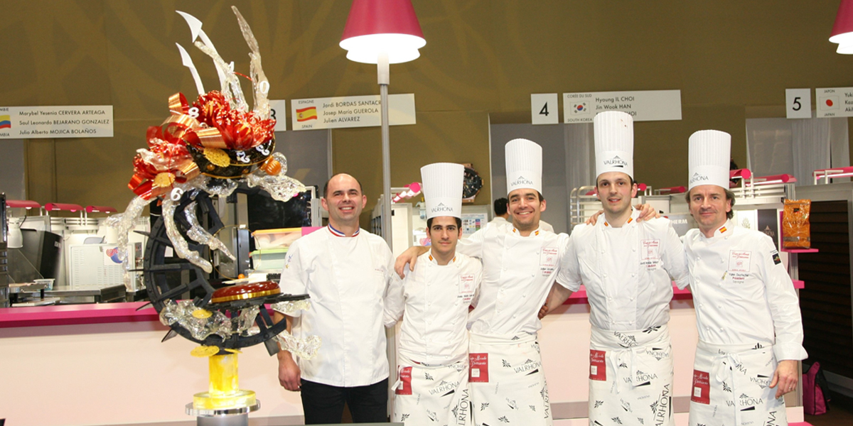 Equipo español de la copa del mundo de pastelería 2015