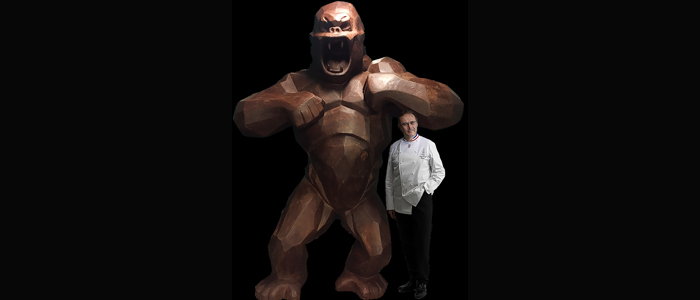 Jean-Paul Hévin sorprende con un espectacular Kong chocolatero