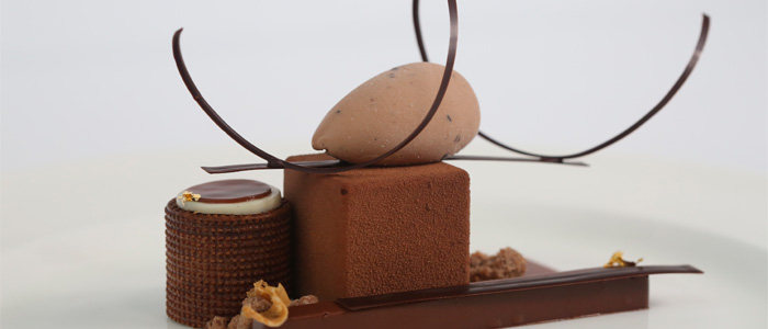 Back from the islands, el postre 100% chocolate de Ettore Beligni premiado en el Concurso C3