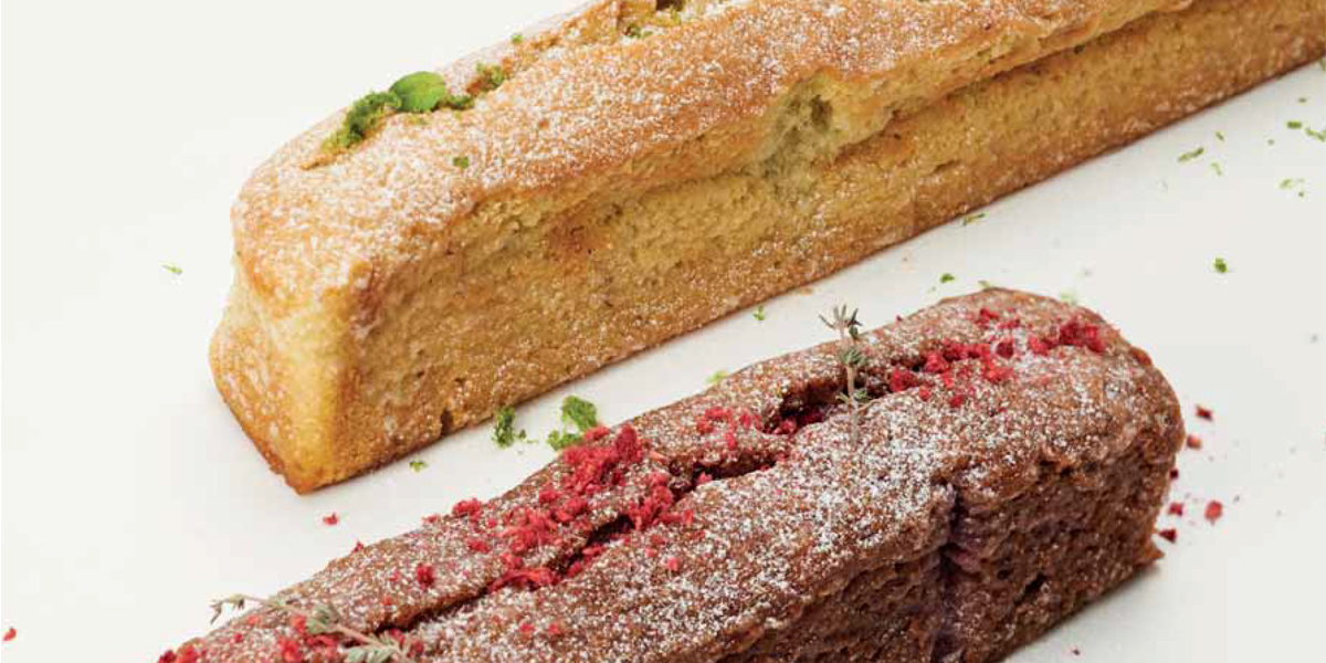 Cake de lima y cake de frambuesa de Belén Melamed