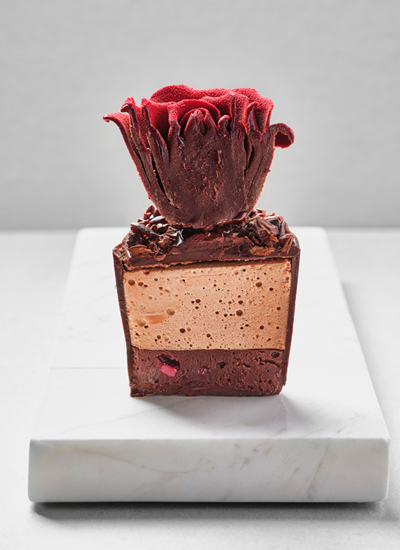 Casa Cacao y su rosa comestible con maceta incluida para Sant Jordi