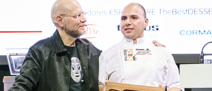 Omar Quiliano, ganador del Best Dessert 2022