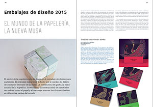 Embalajes de diseño 2015. El mundo de la papelería, la nueva musa