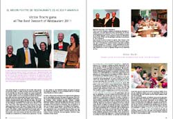 Víctor Trochi gana el “the best dessert of restaurant 2011