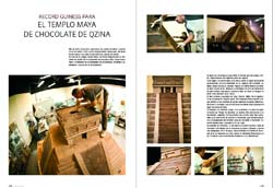 Record Guiness para el templo maya de chocolate de Qzina